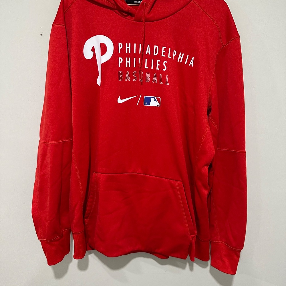 Phillies Nike Baseball Red Hoodie